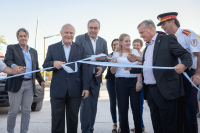 Fissore y Lifschitz Inauguraron la Pavimentación Av. 20 de Junio